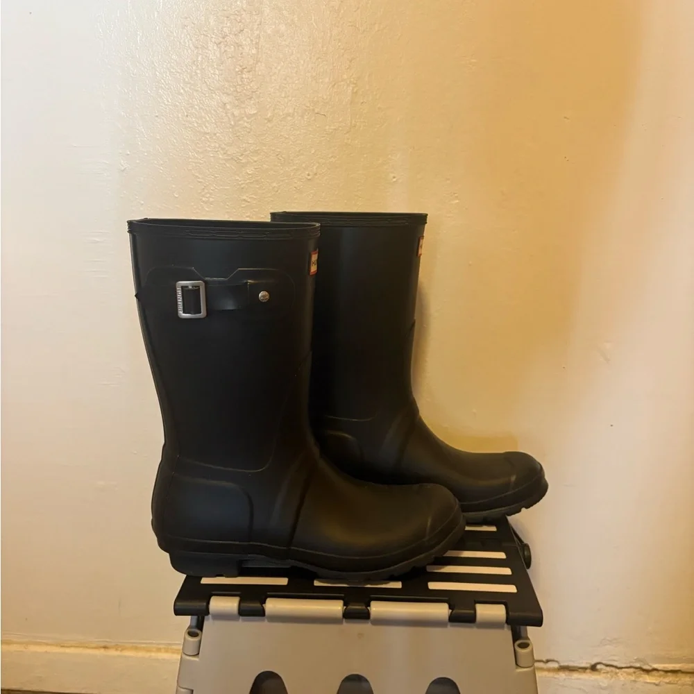 Hunter Black Rain Boots